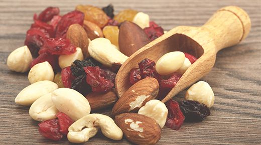 dried fruit and nuts