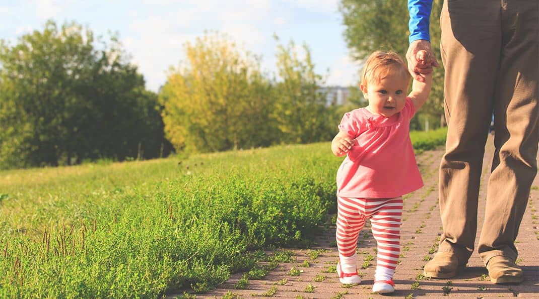 Teaching your baby to walk