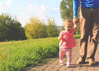 Teaching your baby to walk