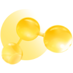 yellow-molecules-icon