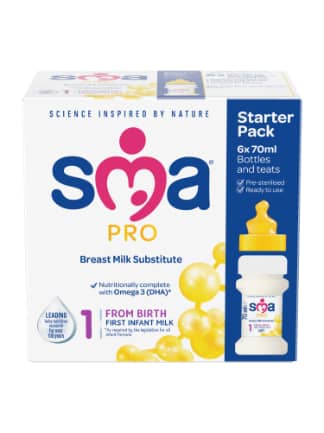 SMA PRO First Infant Milk 70 ml Starter Pack
