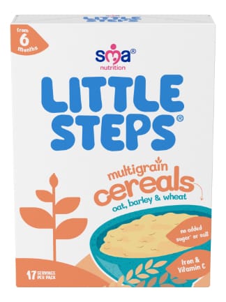 LITTLE STEPS Multigrain Baby Cereal Wheat, Oat &amp; Barley