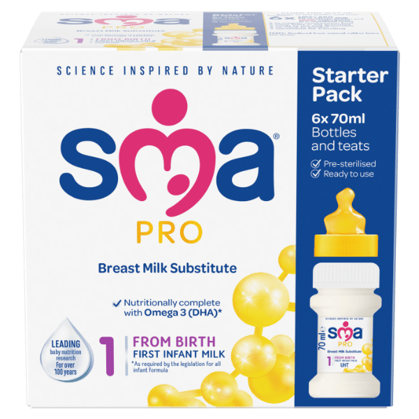 SMA First Infant Milk Liquid Starter pack SMA Baby