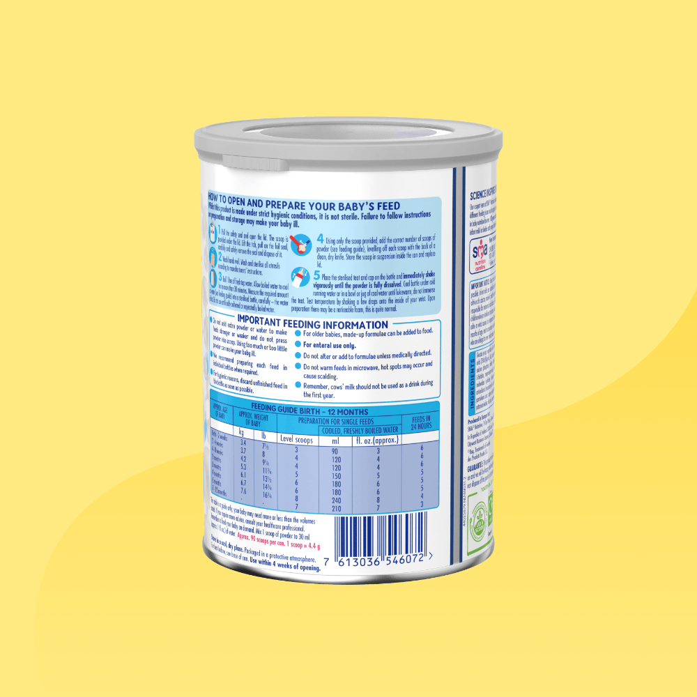 SMA LF Lactose Free Infant Milk Powder 400g SMA Baby