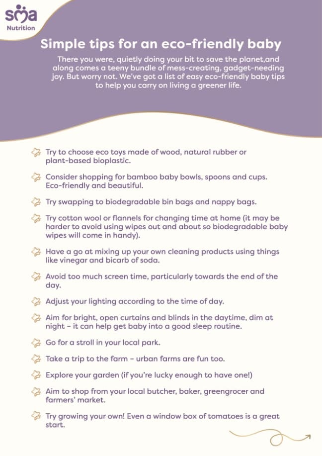 Eco-Friendly Parenting: Simple Eco Tips for Babies - Baby Checklist - PDF Preview
