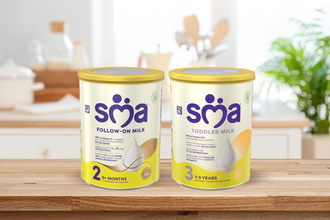 SMA Follow-on and SMA Toddler Milks