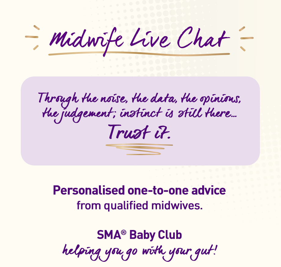 Image introducing the Midwife Live Chat service