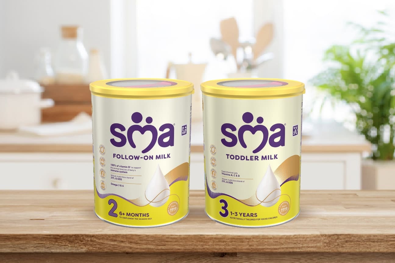 SMA Follow-on and SMA Toddler Milks