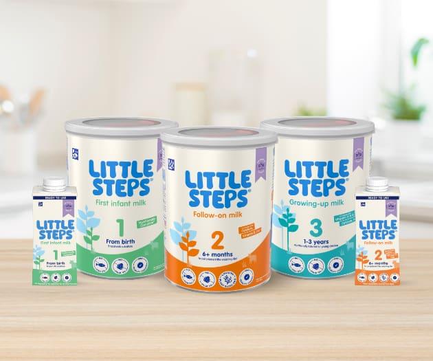 LITTLE STEPS Milks Range