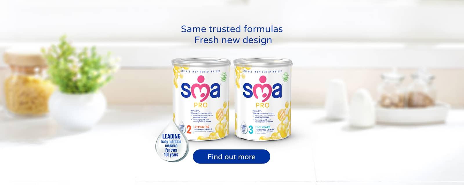 SMA PRO new packaging